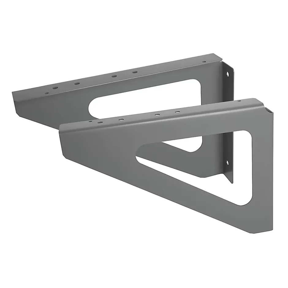 Equerres murales gris clair RAL 7037M-Renz Online