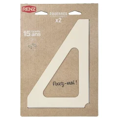 Equerres murales Ivoire brillant RAL 1015B^Renz New