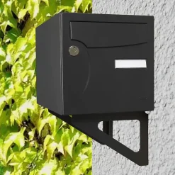 Equerres murales Noir mat RAL 9005MT-Renz Outlet