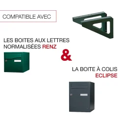 Equerres murales Vert brillant RAL 6005B-Renz Sale