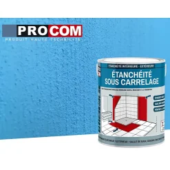 Etancheite sous carrelage, KIT douche, salle de bain, pièce humide - résine d'imperméabilisation, protection à l'eau - -10 l-Procom Online