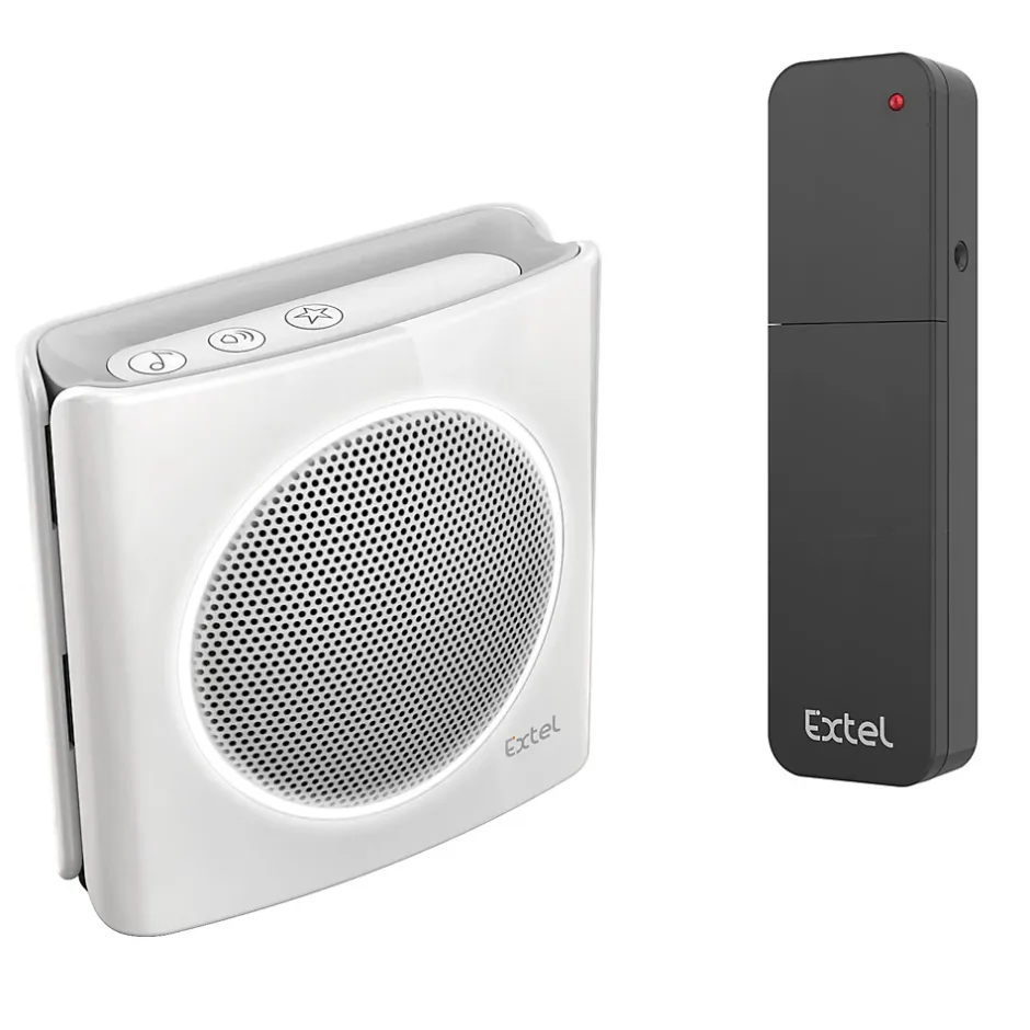 Extension de sonnerie universelle sans fil - 200m de portée - flash et six sonneries diBi More - - 081748-Extel Outlet