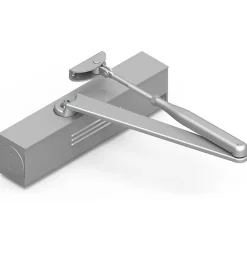 Ferme porte hydraulique réversible à glissière DOM Unik 4500 argent 120 Kg force 2 à 6-Autres Online