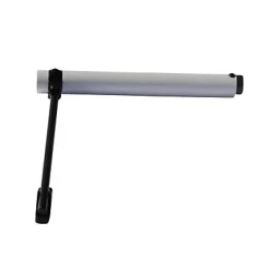 Ferme-porte à tige noir Aluminium^Diall New