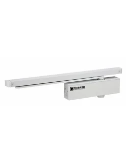 Ferme-porte automatique hydraulique Design force 3, bras coulissant, blanc -^Thirard Clearance