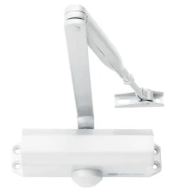 Ferme-porte Bricard Blanc bras compas fermeture automatique jusqu à 60 kg Force 3^Autres New