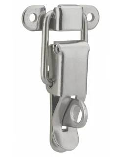 Fermeture à levier avec crochet cadenassable, inox, H.54mm, zingué -^Thirard