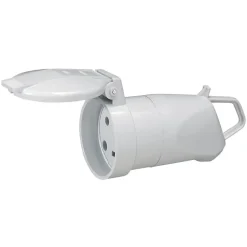 Fiche + clapet 2P+T 20A 400V Plexo^Legrand Hot