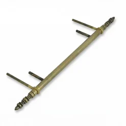 Fiche à lacets à goujon vieux laiton h.296 mm^Diall Discount