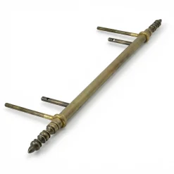 Fiche à lacets à goujon vieux laiton h.648 mm-Diall Online