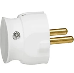 Fiche extra plate blanche l.37mm H.49mm 16A^Legrand Hot