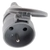 Fiche femelle à clapet 16A 2P+T - Gris --Zenitech Outlet