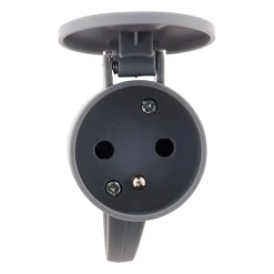 Fiche femelle à clapet 16A 2P+T - Gris --Zenitech Outlet