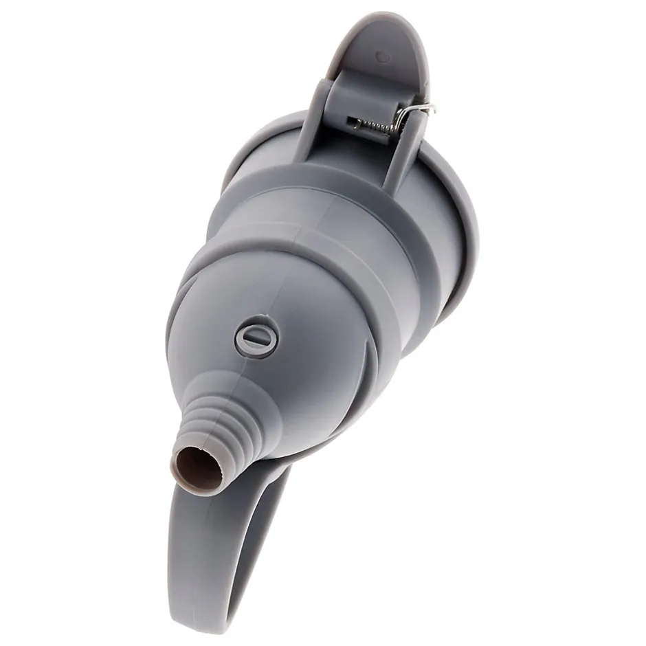 Fiche femelle à clapet 16A 2P+T - Gris --Zenitech Outlet