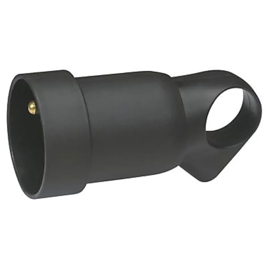 Fiche femelle 16A 2 P+T noir avec anneau^Legrand Best