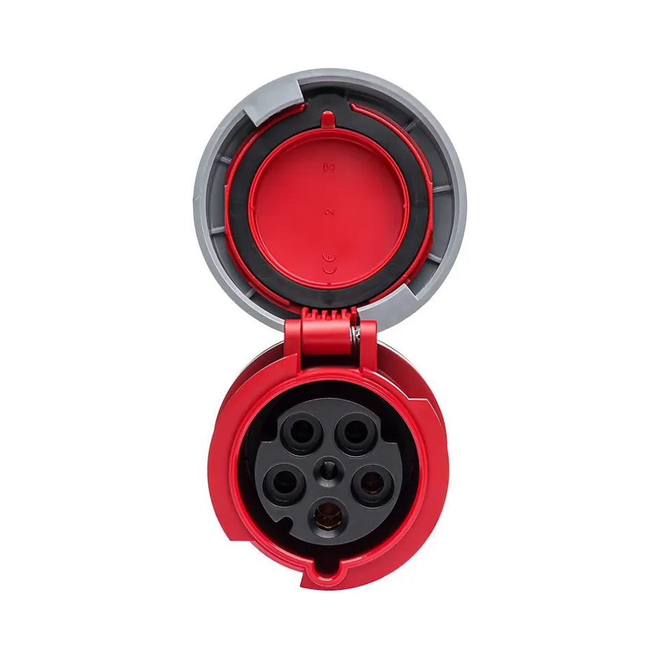 Fiche Femelle 63a Tétrapolaire 3p+n+t - étanche Ip67 --Ide Online