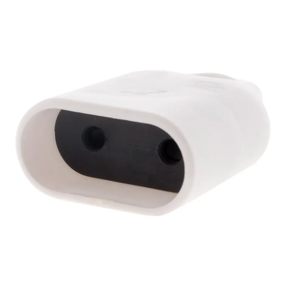 Fiche femelle 2P 6A - Blanc --Zenitech Outlet