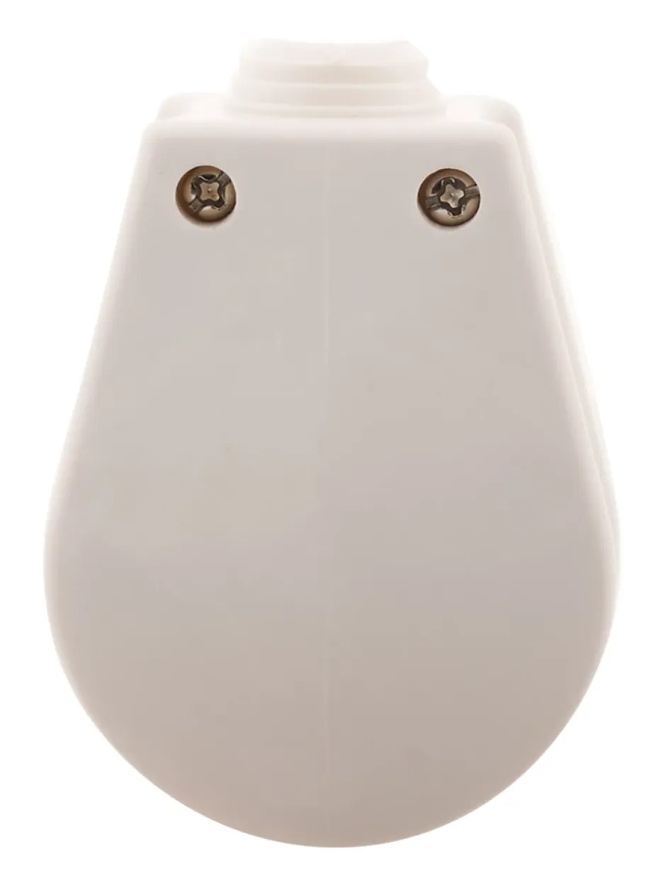 Fiche mâle 20A coudée 2 P+T - Blanc --Zenitech New