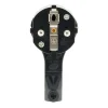 Fiche mâle 16A extraplate - Noire --Zenitech Online