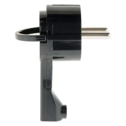 Fiche mâle 16A extraplate - Noire --Zenitech Online
