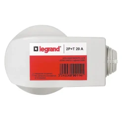 Fiche mâle avec terre 20 A 2P+T-Legrand Outlet