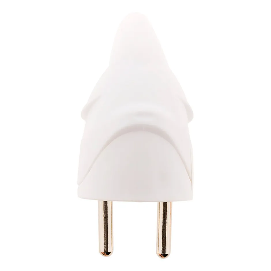 Fiche mâle coudée 16A 2P+T - Blanc --Zenitech Discount