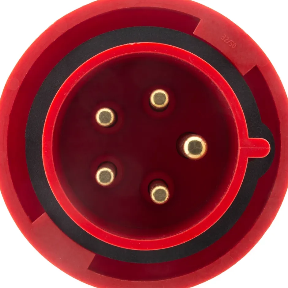 Fiche mâle IEC309 3P+N+T 16A --Zenitech New