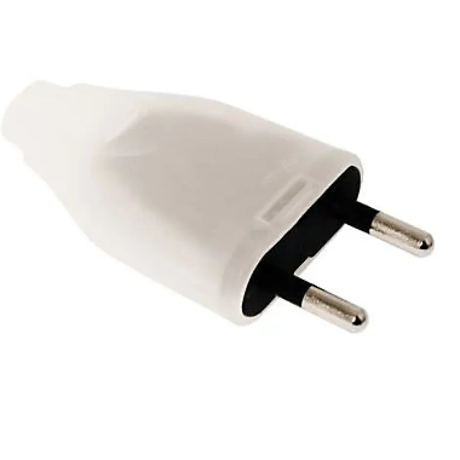 Fiche mâle lumineuse 6A métal-Zenitech Clearance