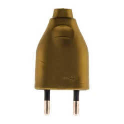 Fiche mâle 2P 6A - or -^Zenitech Best