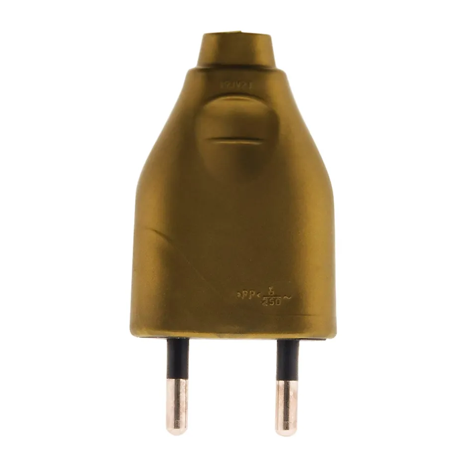 Fiche mâle 2P 6A - or -^Zenitech Best