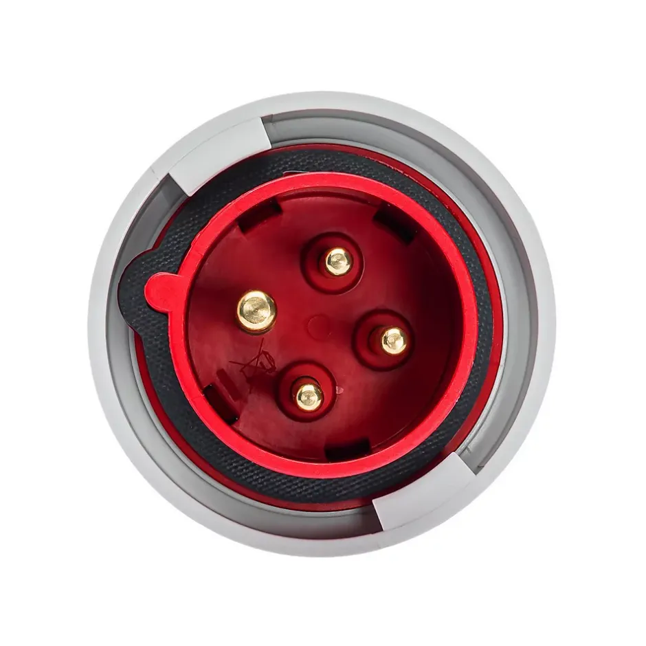 Fiche Mobile Male Triphasé 16a 3p+t 380v - 4 Broches - étanche Ip67 -^Ide