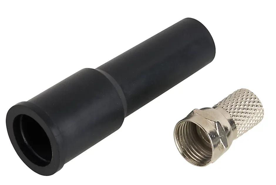 Fiche TV Mâle type F à câbler imperméable pour PF100/RG6, lot de 2^Diall Best