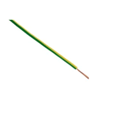 Fil électrique H07VK 1x1,5mm² jaune/vert - 5m -^Zenitech Online