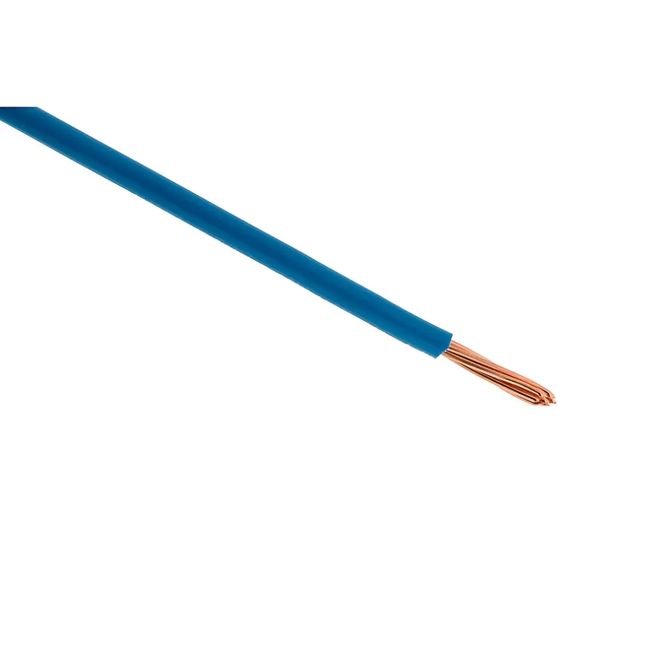 Fil électrique H07V-R 6mm² bleu - 5m --Zenitech Outlet