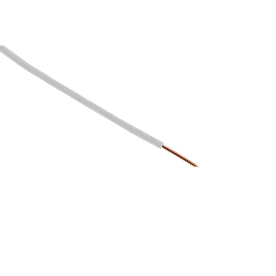 Fil électrique H07V-U 1,5mm² blanc - 100m --Zenitech Clearance