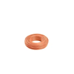 Fil 1,5mm² H07VU orange couronne 25m-Nexans Hot