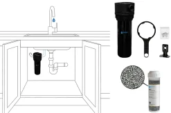 Filtre à eau anti-PFAS chlore et pesticides 30 000 L d eau pure sans perte de débit (certifié NSF 53)^No-Pfas Best