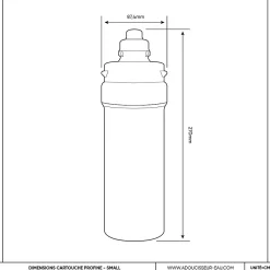 Filtre à Eau Blue Sky Small - Filtre Sédiments 0,5 Microns Et Charbon Actif 15 000 Litres D'autonomie^Profine