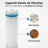 Filtre à eau triple 9' 3/4 + Pack protection complète filtration sous évier connexion 3/4'-Sinea Outlet