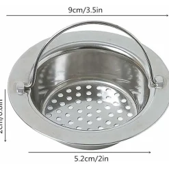 Filtre evier Cuisine nettoyant Plug Trou Cheveux Catcher Évier Bouchons Bouchons évier de Cuisine Cuisine évier crépine 2pcs^Deko Clearance