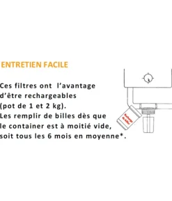 Filtre neutraliseur de condensat pour chaudière à gaz ou fioul 23 kW-Apic Online