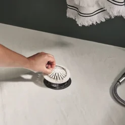 Filtre réversible Catchy Ø110 mm silicone blanc-Wirquin Discount