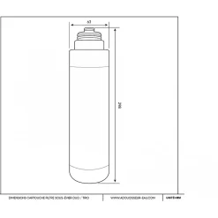 Filtre Sous évier Duo Ft82 Sédiments Et Ft88 Charbon Actif Argent^Toodo Best