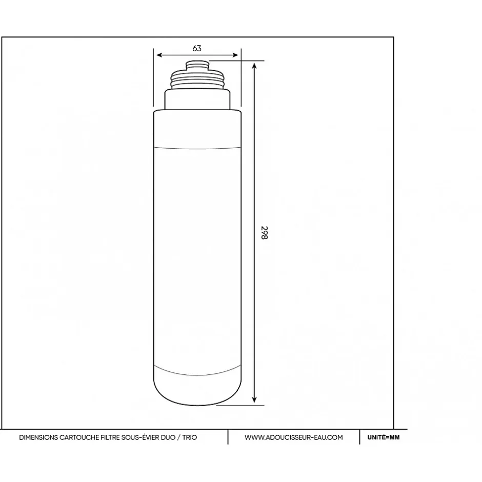 Filtre Sous évier Duo Ft82 Sédiments Et Ft88 Charbon Actif Argent^Toodo Best