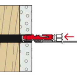 Fischer DUOTEC 10 S PH LD - Cheville à bascule 2 éléments 10 mm x 50 mm^O91