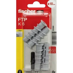 Fischer FTP K6 Cheville pour béton cellulaire 50 mm, jeu de 4 + ProfiBit PH3^O91 Online