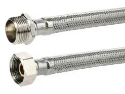 Flexible ACS sanitaire Mâle Femelle 15/21 - 500mm - - F01MF0500-15-Garis New