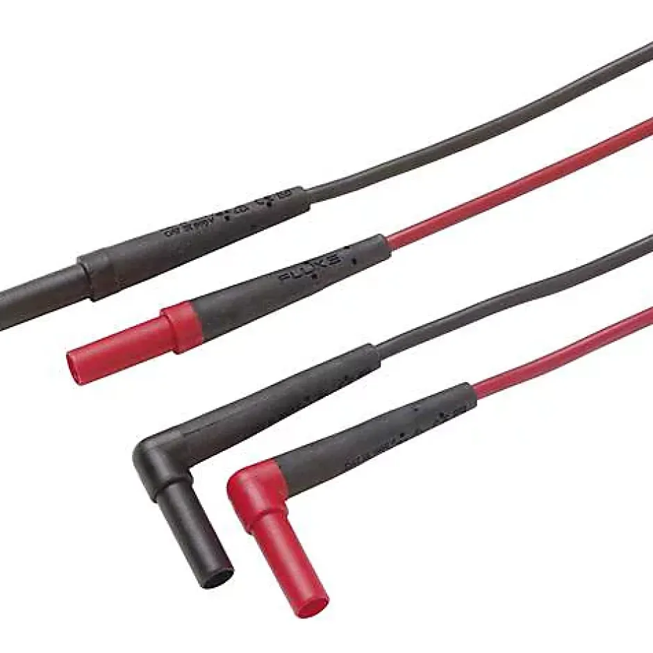 Fluke TL224 - Set de cordons de mesure de sécurité 1,5 m banane mâle 4 mm noir et rouge-3M France New