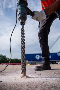 Foret béton SDS-max 4 taillants diamètre 35X570mm - - THOR 155924-Hanger Discount