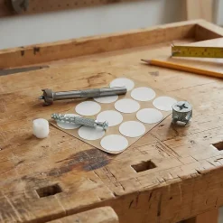 Foret Forstner Ø15 mm avec kit d’assemblage pour montage de meubles-Diall Best